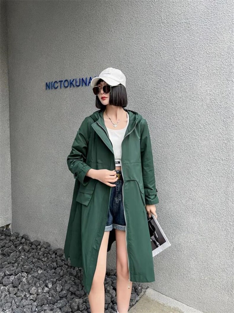 春装风衣，女装风衣，慕亿