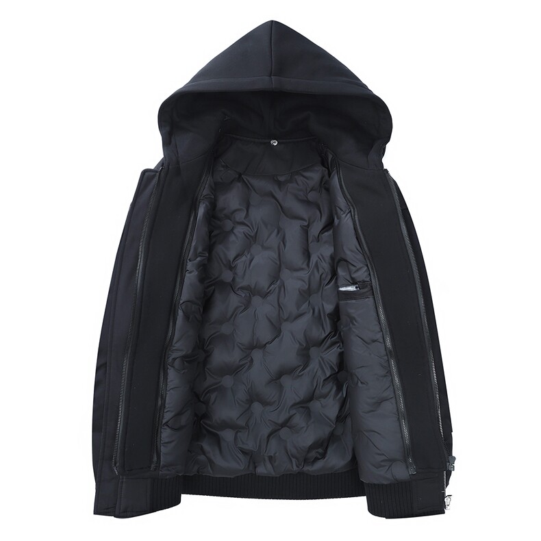 M-4XLB3533306P220灰连帽2025冬羽绒服136-161g有,男装羽绒服,电商B353