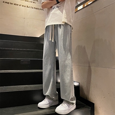 牛仔裤男2024春季新款港风宽松牛仔长裤K8001-P28，男装牛仔裤，星座214-3