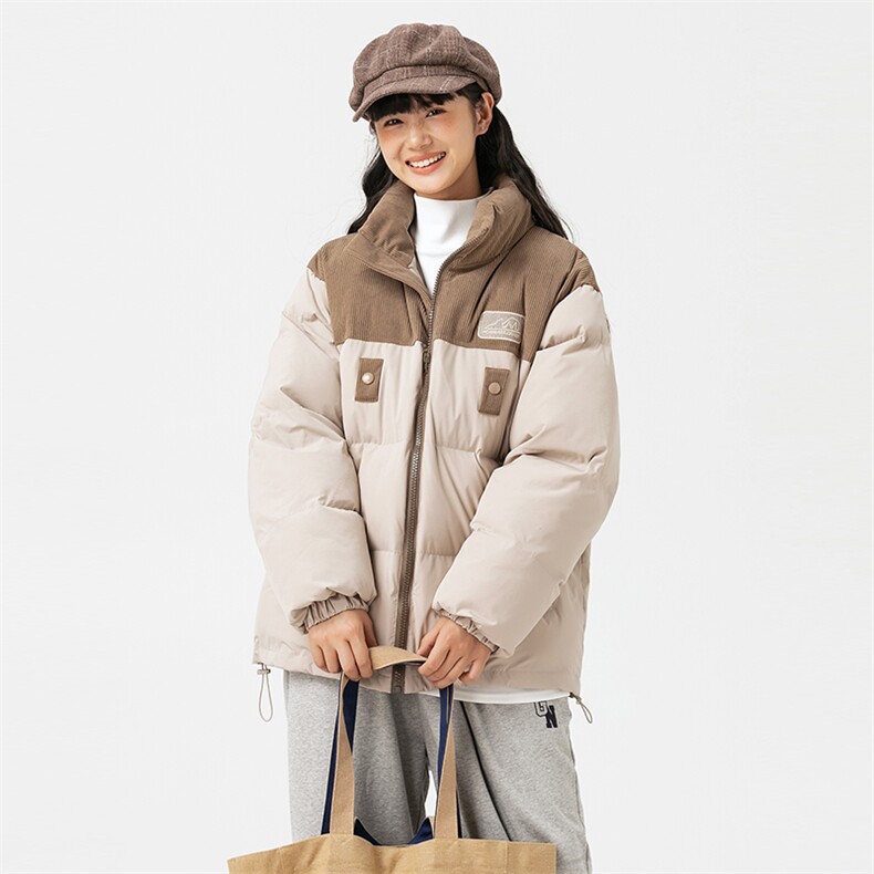 2026冬季新款男日系潮牌拼色宽松休闲棉服加厚外套MY378-F146,男装棉衣,电商A101（原外27）