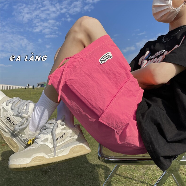 XZ612-K655-P45控59三色/夏季薄款沙滩裤速干裤彩色冰丝短裤2,男装牛仔裤,星座612