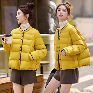 【现货现货】轻薄羽绒服女短款2025冬季新款高级感90白鸭绒小外套图片