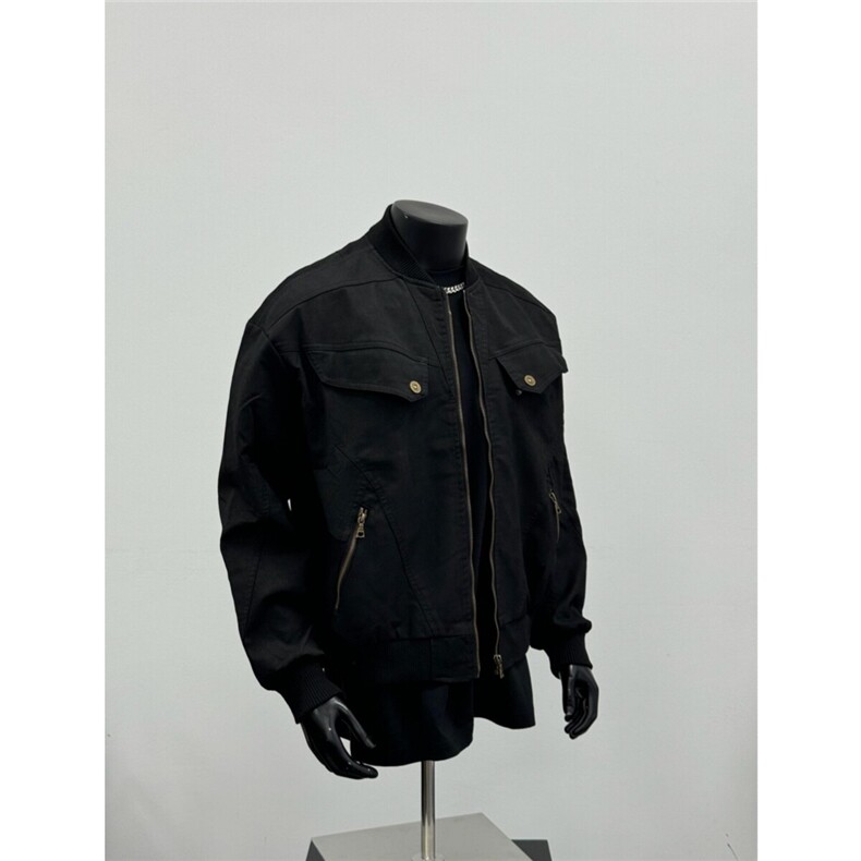 现货秋季新品复古宽松哈灵顿外套夹克男装美式807-3-JK95-P98,男装夹克,星座807-3