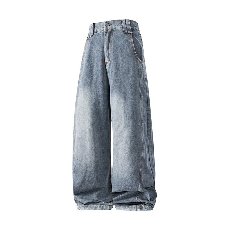 xz116-k16020-P39-图现货黑色拼接弯刀现货牛仔裤，男装牛仔裤，星座116