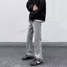 牛仔裤男款秋冬直筒裤潮流潮牌美式高街vibe窄版裤子S23008-p56，男装牛仔裤，星座1008-2