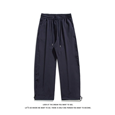 复古美式速干工装裤夏季薄款宽松垂感休闲阔腿裤K8665-特价P27，男装休闲裤，电商A007