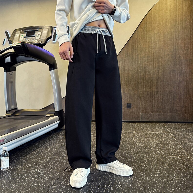 社会小伙店主风休闲裤子2025年秋冬新款华棉卫裤长裤2293-P58，男装休闲裤，星座313B-2(原星座309A-2)