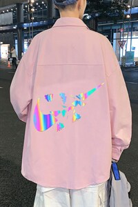 春季长袖衬衫男宽松港风衬衣男外套男CSCS270-P40，男装衬衫，电商B371