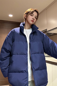 90羽绒服冬季加厚保暖立领短款宽松白鸭绒外套 A436-0021-P180图片