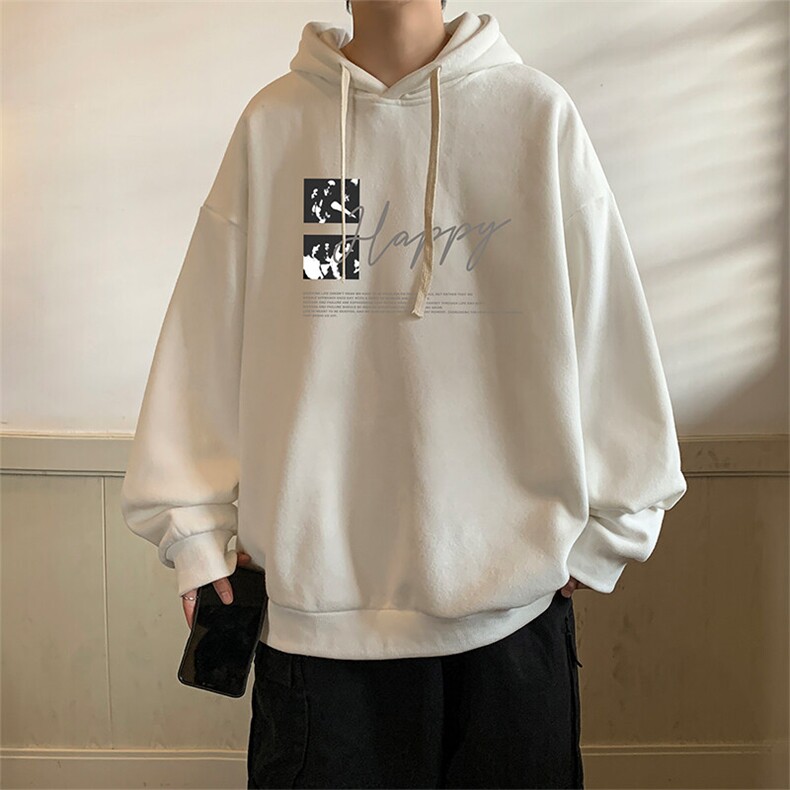 连帽卫衣男大码胖子帽衫大号运动服WY2431-P35图片