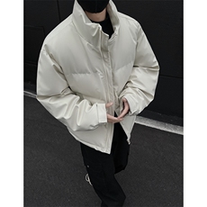 档口图美式高街刺绣PU皮棉服棉袄高级感加厚保暖棉衣MY758-P108，男装棉衣，星座1213