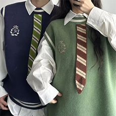 23M03-P60男女休闲学院风毛衫背心美式针织衫叠穿情侣背心，男装背心/马甲，电商B327