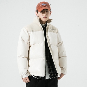 加厚皮棉衣男冬季立领休闲男士棉服拼接棉袄潮流A266-P01-P80图片