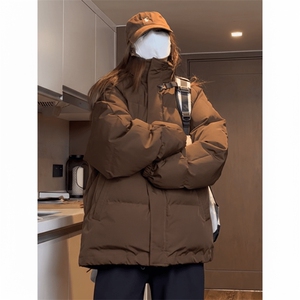 现货高品质美式高街冬季重磅三防加厚羽绒棉衣厚外套面包棉服图片