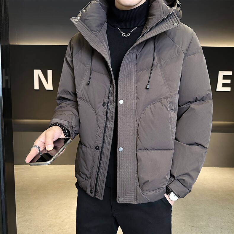标50绒加厚款羽绒服男冬季2025新款连帽外套A313-66060-P235,男装羽绒服,电商A313