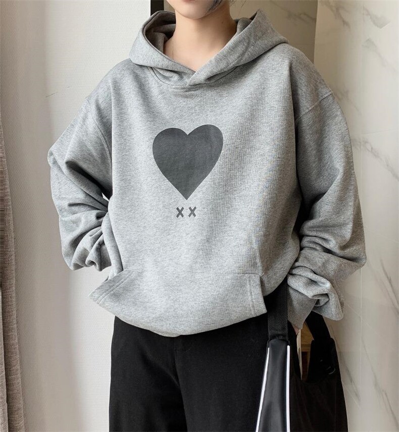 HETANA爱心卫衣，女装卫衣/绒衫，赫她娜