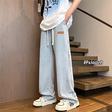 XZ616夏季设计款贴标直筒休闲长裤牛仔裤TY1010P65控78，男装牛仔裤，星座512A（原616）