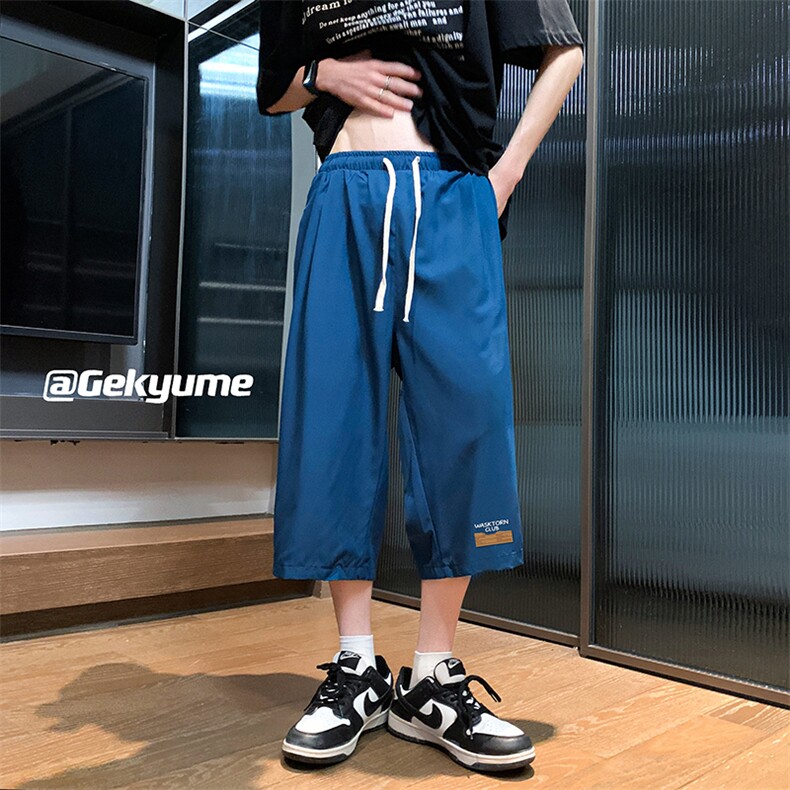 冰丝七分裤男大码速干短裤男五分裤酒店风风格QK72350-P25,男装休闲裤,电商A040