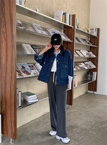 9930款日系少女时代系列牛仔外套图片