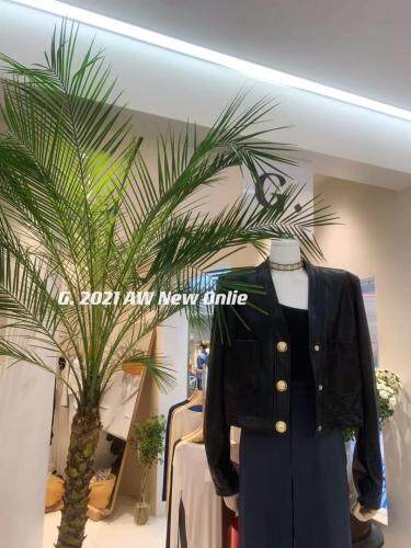 现货进口皮质小皮衣外套均码2色，女装皮衣，G