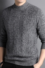 轻奢高货商场品质做工精细百分百山羊绒厚款套衫，男装羊绒套衫，钱塘207-1