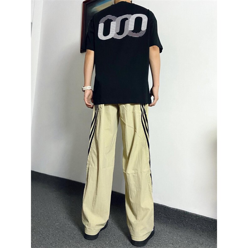 320g重磅欧美潮牌t恤男夏季小领口正肩短袖美式高街cleanfit半袖图片
