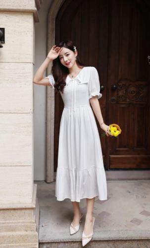 披肩连衣裙，可卸，三色三码MLXL，女装连衣裙，票意情