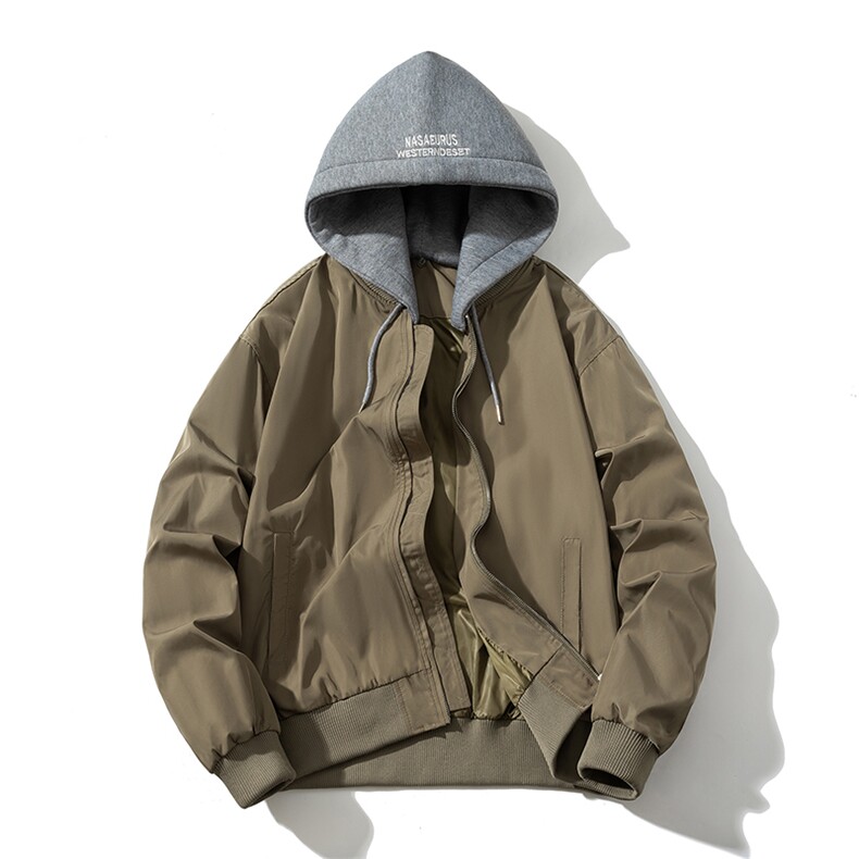 现货 3色欧美街头酷炫棒球服飞行服夹克棉服外套图片
