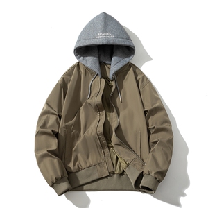 现货 3色欧美街头酷炫棒球服飞行服夹克棉服外套图片