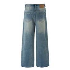 潮流宽松直筒牛仔裤高街潮牌休闲裤A161-K5902-P5888元，男装牛仔裤，电商A161