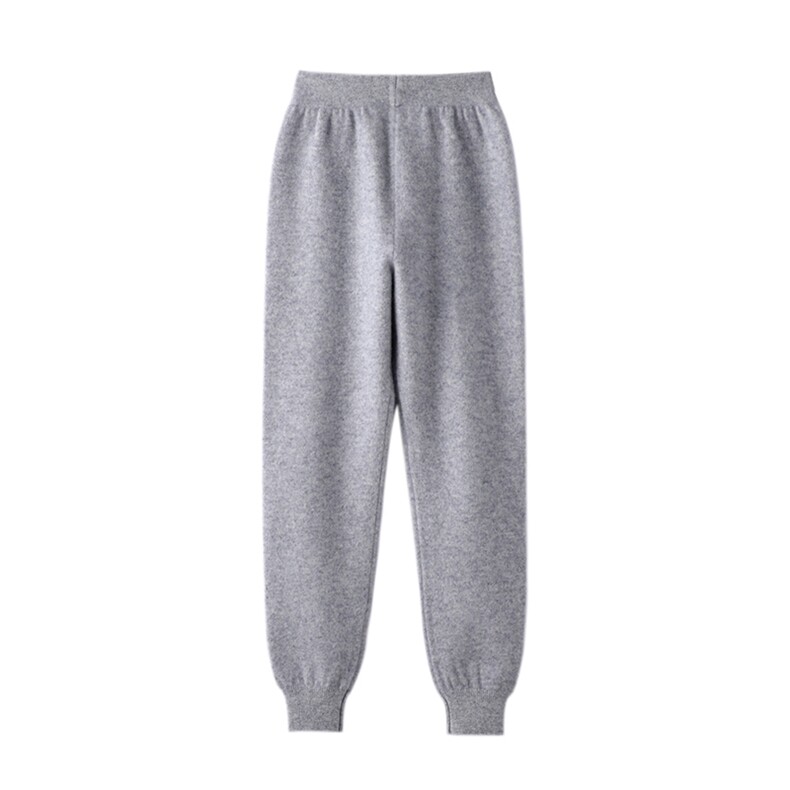 舒适保暖儿童羊绒裤秋季新款松紧腰束脚设计时尚百搭休闲裤，童装裤子，魁星羊绒