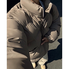 冬季clean立领棉服大码加厚PU皮短款棉衣男M2908-特P105控158，男装棉衣，电商A001
