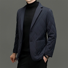 CSMF82158钱塘2020-2冬季厚款商务休闲简约中年男士棉衣P203，男装棉衣，钱塘207-2