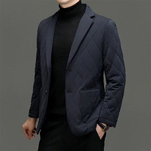 CSMF82158钱塘2020-2冬季厚款商务休闲简约中年男士棉衣P203图片