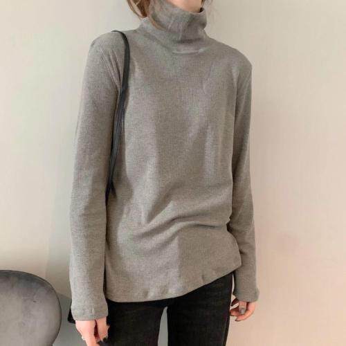 里面加绒打底衫，女装，简单小珍