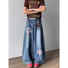 网图抖音性价比款S-3XL蓝色纽扣款A354-P65，男装牛仔裤，星座310A-4