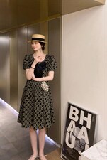 今年新蝴蝶结连衣裙，女装连衣裙，密斯倩