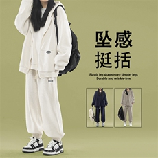 卫衣套装美式潮牌高街休闲运动三件套SJT873-特批176加绒特批206，男装卫衣，星座718