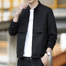秋季新款青少年立领宽松休闲百搭舒适潮流夹克外套上衣男JK822P45，男装夹克，电商B226-2（原B217-2）