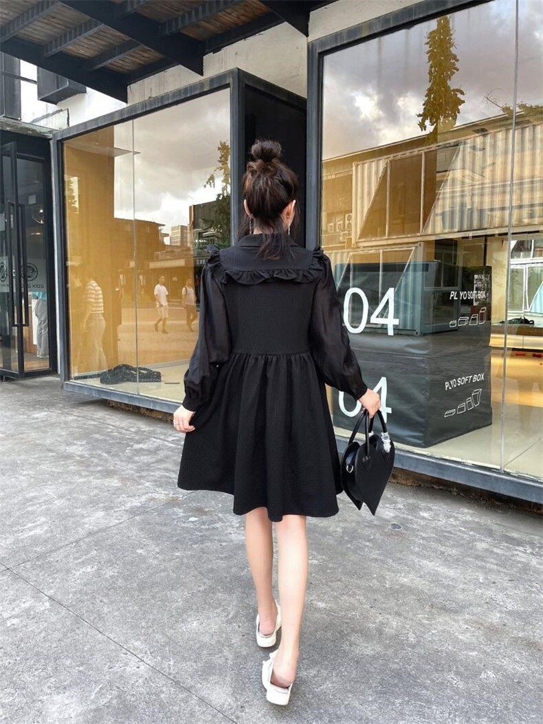 荷叶边衬衫裙，女装衬衫，Balance Studio