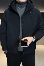 二棉B3538823P1552025黑冬季新款保暖夹克棉衣冲锋衣加厚外套，男装夹克，电商B353