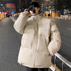 2021加厚连帽面包服男港风潮牌宽松羽绒衣外套BF情侣W1989-P72，男装棉衣，星座512-4