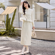 【小香bao款现货】2025新款秋冬时髦时尚小香风法式套装，女装套装/套裙，众宇琦