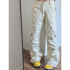 GZK278LL-P60美式复古工装裤男宽松直筒阔腿裤子，男装工装外套，星座1007（原301D）