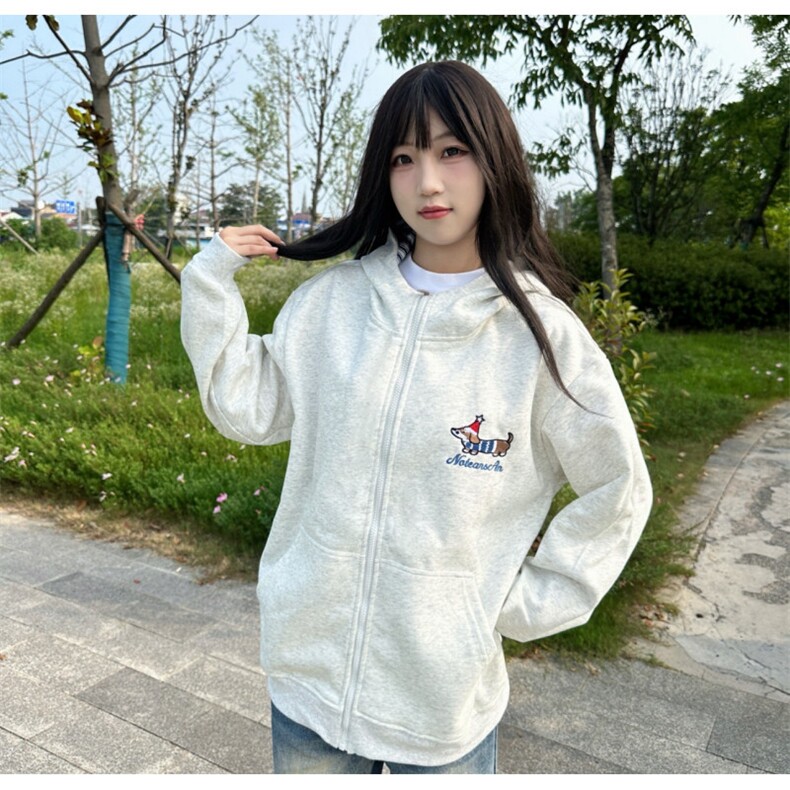 5591-P55原版做工纯棉华棉复合休闲卫衣薄款/加绒,女装卫衣/绒衫,星座617A-2