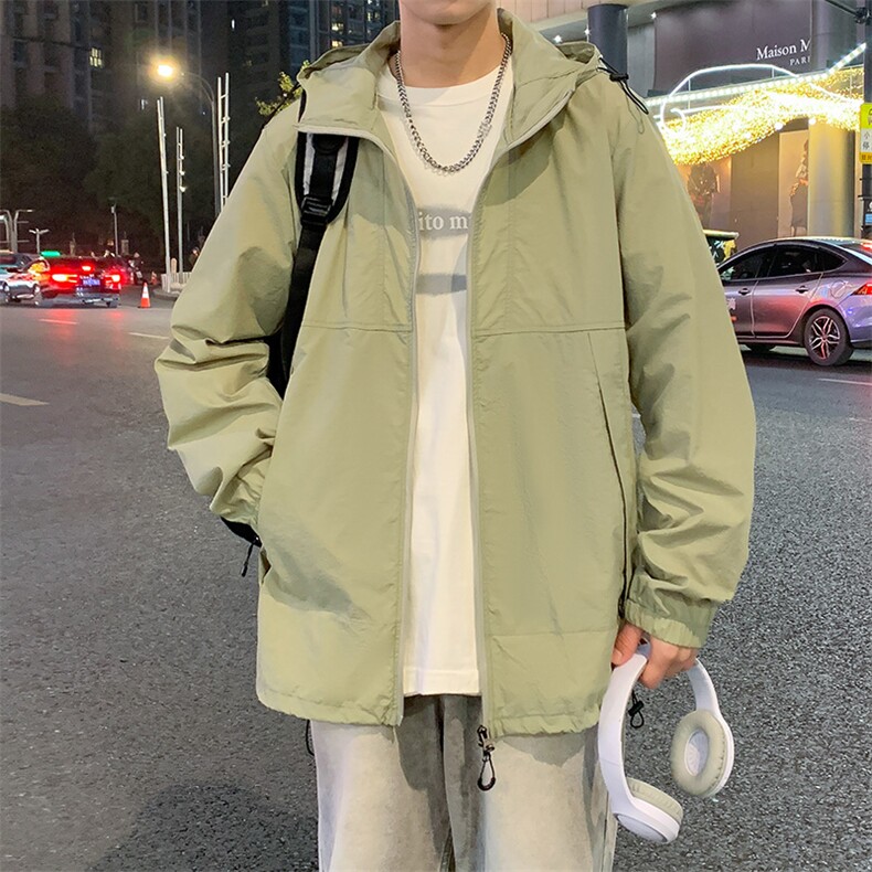 夏季中性风高品质40D尼龙皱时尚纯色防晒衣DSA157B-F7716-特P48图片