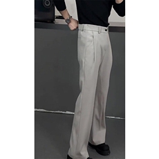 现货（量大从优)~春季褶皱垂感显瘦西装休闲长裤男K315P45，男装休闲裤，星座1004-3