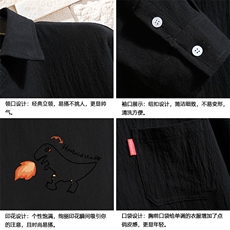 QC58040-P45亚七分袖衬衫男大码五分袖衬衣男短袖砖墙挂拍，男装衬衫，电商A040A