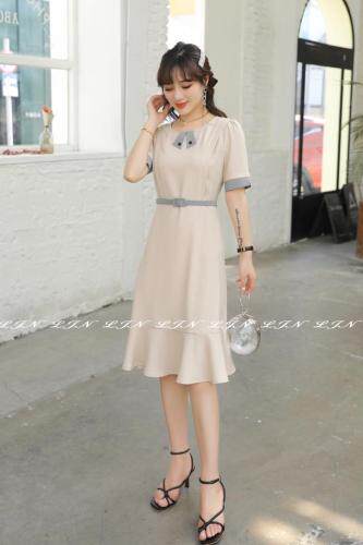 连衣裙加色，女装连衣裙，莲佳妮