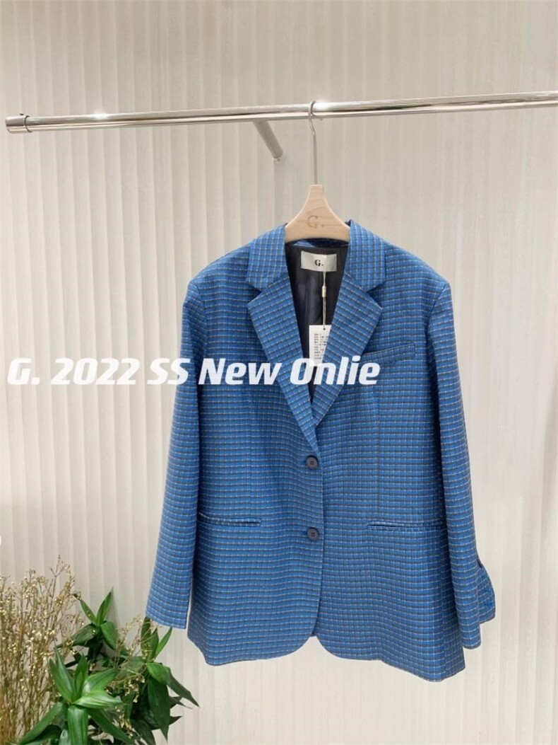 新款格子西装外套均码现货，女装西装，G